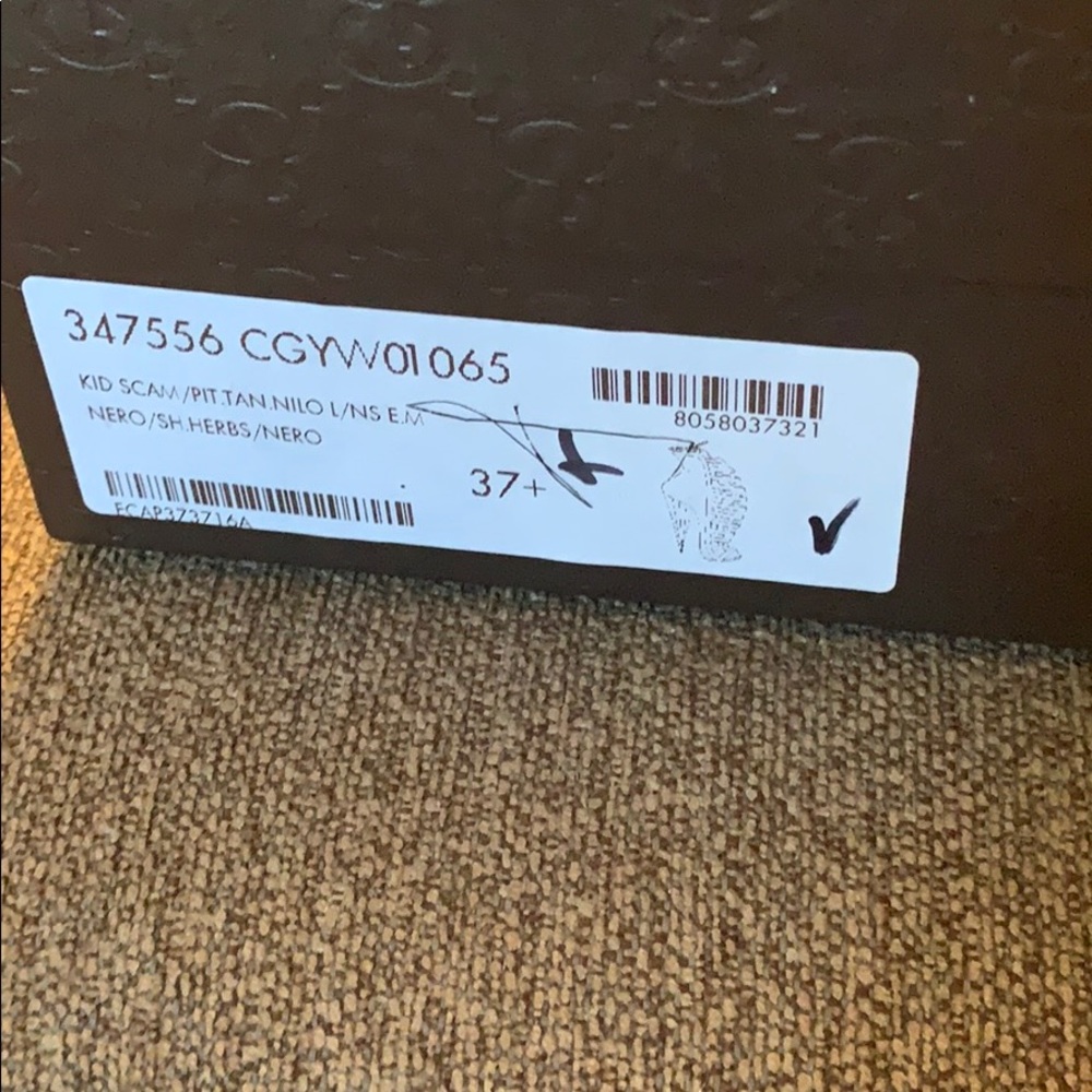 Gucci Olympia Python Open-Toe-Bootie - Picture 2 of 8